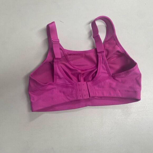 GLAMORISE Sport Bra Hot Pink Size 36D New Without Tags - Picture 2 of 9
